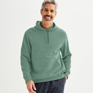 Tek Gear �����Y �g�b�v�X T�V���c �t���[�X �p�[�J�[ Men's Tek Gear Ultra Soft Fleece Hoodie Festivity Pine