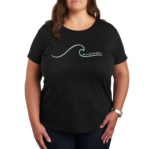 �A���u�����f�b�h ���f�B�[�X �g�b�v�X T�V���c �v���X�T�C�Y �O���t�B�b�N Unbranded Plus Go Withe Flowave Graphic Tee Black �u���b�N