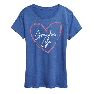 �A���u�����f�b�h ���f�B�[�X �g�b�v�X T�V���c �O���t�B�b�N Unbranded Women's Grandma Life Graphic Tee Heatheroyal Blue �w�U�[