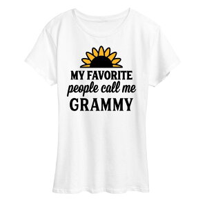 �A���u�����f�b�h ���f�B�[�X �g�b�v�X T�V���c �O���t�B�b�N Unbranded Women's Favorite People Call Me Grammy Graphic Tee White �z���C�g