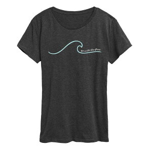 �A���u�����f�b�h ���f�B�[�X �g�b�v�X T�V���c �O���t�B�b�N Unbranded Women's Go Withe Flowave Graphic Tee Heather Charcoal �`���R�[��