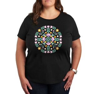 �A���u�����f�b�h ���f�B�[�X �g�b�v�X T�V���c �v���X�T�C�Y �O���t�B�b�N Unbranded Pluscandinavian Decorative Graphic Tee Black �u���b�N