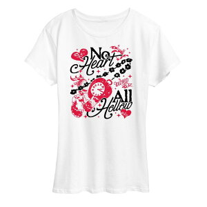 �A�j���L�����N�^�[ ���f�B�[�X �g�b�v�X T�V���c �O���t�B�b�N Licensed Character Women's Wizard Of Oz No Heart Graphic Tee White �z���C�g