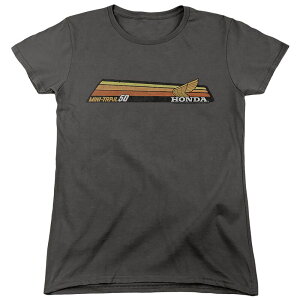 �A�j���L�����N�^�[ ���f�B�[�X �g�b�v�X T�V���c �~�j �O���t�B�b�N Licensed Character Juniors' Trevco Honda Minitrail 50 Graphic Tee Heather Gray �O���[