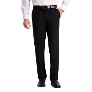 �n�K�[ �����Y �{�g���X �J�W���A���p���c Men �f s J.M. HaggarR Premium Flex-Waistraight-Fit 4-Way Stretch Flat-Front Dress Pants Black �u���b�N