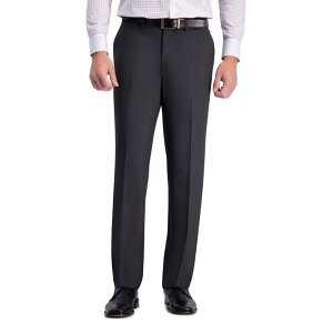 �n�K�[ �����Y �{�g���X �J�W���A���p���c Men �f s J.M. HaggarR Premium Flex-Waistraight-Fit 4-Way Stretch Flat-Front Dress Pants Charcoal Heather �`���R�[��