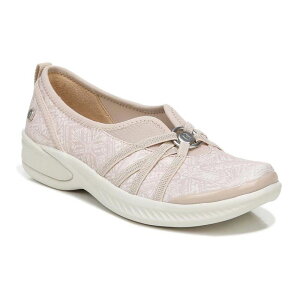 yz rW[Y fB[X T_ V[Y Bzees Niche Women's Washable Flats Beige Batik Print