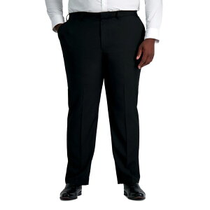 �n�K�[ �����Y �{�g���X �J�W���A���p���c �g�[�� Big & Tall HaggarR Smart WashRepreveR Suit Pants Black �u���b�N