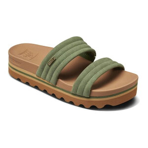 ���[�t ���f�B�[�X �V���[�Y �T���_�� REEF Kaia Women's 2-Bar Slide Sandals Avocado