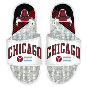 yz ACXCh Y T_ V[Y ISlide White Chicago Bulls 2022/23 City Edition Gel Slide Sandals Bul White