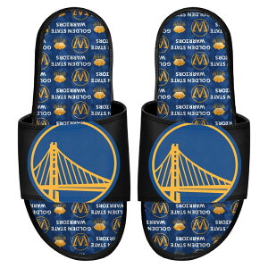 yz Aufbh Y T_ V[Y ISlide Golden State Warriors Team Pattern Gel Slide Sandals War Black
