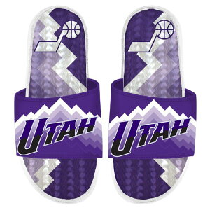 yz ACXCh Y T_ V[Y Men's ISlide White Utah Jazz 2023/24 City Edition Gel Slide Sandals Jaz White