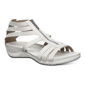 �x�A�p�E ���f�B�[�X �V���[�Y �T���_�� Bearpaw Ronda Women's Gladiator Sandals White �z���C�g