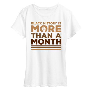 �A�j���L�����N�^�[ ���f�B�[�X �g�b�v�X T�V���c �v���X�T�C�Y �O���t�B�b�N Licensed Character Plus Black History More Than A Month Graphic Tee White �z���C�g