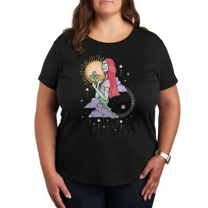 �f�B�Y�j�[ ���f�B�[�X �g�b�v�X T�V���c �v���X�T�C�Y �O���t�B�b�N Disney's The Nightmare Before Christmas Plus Enchanted Byou Graphic Tee Black �u���b�N