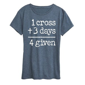 �A�j���L�����N�^�[ ���f�B�[�X �g�b�v�X T�V���c �O���t�B�b�N Licensed Character Women's One Cross Three Days Graphic Tee Heather Blue �w�U�[
