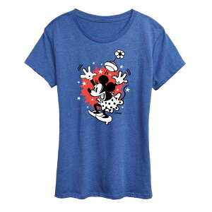 �f�B�Y�j�[ ���f�B�[�X �g�b�v�X T�V���c �O���t�B�b�N Disney's Minnie Mouse Surprise Graphic Tee Heatheroyal Blue �w�U�[