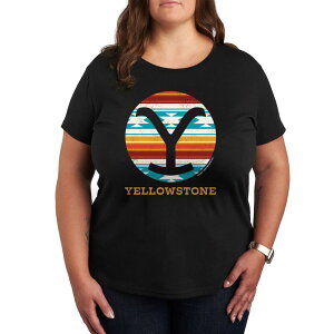 �A�j���L�����N�^�[ ���f�B�[�X �g�b�v�X T�V���c �v���X�T�C�Y �O���t�B�b�N Licensed Character Plus Yellowstone Western Blanket Graphic Tee Black �u���b�N