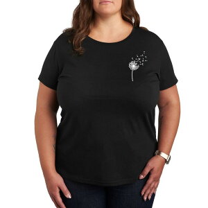 �A���u�����f�b�h ���f�B�[�X �g�b�v�X T�V���c �v���X�T�C�Y �O���t�B�b�N Unbranded Plus Dandelion Graphic Tee Black �u���b�N