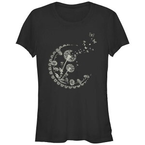 �A���u�����f�b�h ���f�B�[�X �g�b�v�X T�V���c Unbranded Juniors' Trendy Dandelion Moon Rays Fitted Tee Black �u���b�N