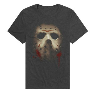 �A�j���L�����N�^�[ �����Y �g�b�v�X T�V���c �O���t�B�b�N Licensed Character Men's Friday The 13th Jason Voorhees Graphic Tee Charcoal �`���R�[��