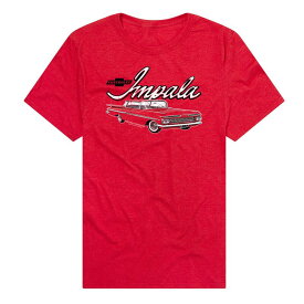 アニメキャラクター メンズ トップス Tシャツ グラフィック Licensed Character Men's Chevrolet Impala Graphic Tee Red レッド