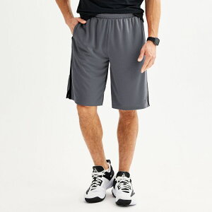 Tek Gear �����Y �{�g���X �n�[�t�p���c�E�V���[�c �V���[�g�p���c Men's Tek Gear 10.5 in. Basketball Shorts Hawk Gray �O���[