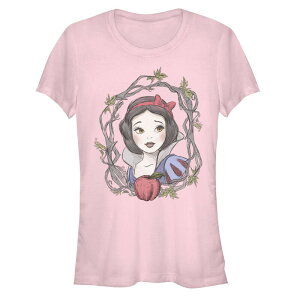 �f�B�Y�j�[ ���f�B�[�X �g�b�v�X T�V���c �O���t�B�b�N Disney'snowhite And The Seven Dwarfs Juniors' Branch Frame Graphic Tee Light Pink �s���N