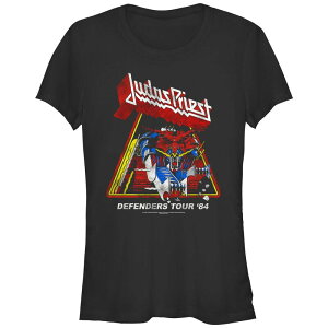 �A�j���L�����N�^�[ ���f�B�[�X �g�b�v�X T�V���c �O���t�B�b�N Licensed Character Juniors' Judas Priest Defenders Tour 84 Graphic Tee Black �u���b�N