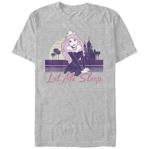 �f�B�Y�j�[ ���f�B�[�X �g�b�v�X T�V���c �O���t�B�b�N Disney'sleeping Beauty Aurora Let Me Sleep Juniors' Boyfriend Graphic Tee Athletic Heather �w�U�[