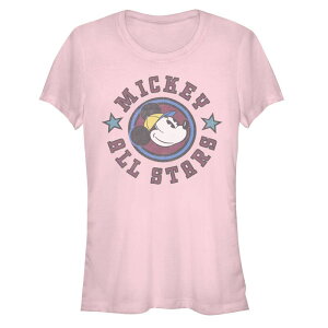 �f�B�Y�j�[ ���f�B�[�X �g�b�v�X T�V���c ���S �O���t�B�b�N Disney's Mickey Mouse Juniors' All-Stars Circle Logo Graphic Tee Light Pink �s���N