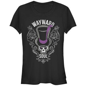 �f�B�Y�j�[ ���f�B�[�X �g�b�v�X T�V���c �O���t�B�b�N Disney's Villains Dr. Facilier Wayward Soul Juniors' Graphic Tee Black �u���b�N