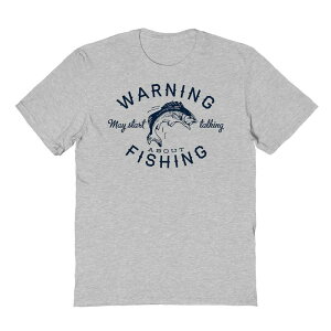 �A���u�����f�b�h ���f�B�[�X �g�b�v�X T�V���c �O���t�B�b�N Unbranded Men's Duke & Sons Warning Fishingraphic Tee Sport Gray �O���[