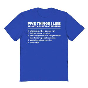 �A�j���L�����N�^�[ �����Y �g�b�v�X T�V���c �O���t�B�b�N Licensed Character Men's Duke & Sons Five Things Runningraphic Tee Royal