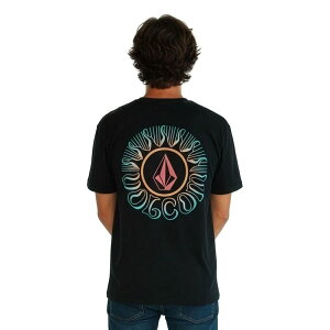 �{���R�� �����Y �g�b�v�X T�V���c �O���t�B�b�N Men's Volcom Destination Graphic Tee Black �u���b�N