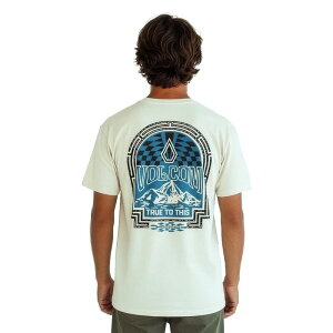 �{���R�� �����Y �g�b�v�X T�V���c �O���t�B�b�N Men's Volcom Destination Graphic Tee Cream �N���[��