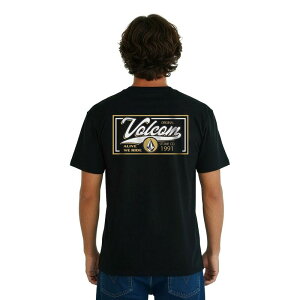 �{���R�� �����Y �g�b�v�X T�V���c �O���t�B�b�N Men's Volcom Destination Graphic Tee Heather Black �u���b�N