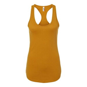 �t���\ ���f�B�[�X �g�b�v�X T�V���c Floso Next Level Women ´ s Ideal Racerback Tank Antique Gold �S�[���h