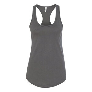 �t���\ ���f�B�[�X �g�b�v�X T�V���c Floso Next Level Women ´ s Ideal Racerback Tank Dark Grey �O���[