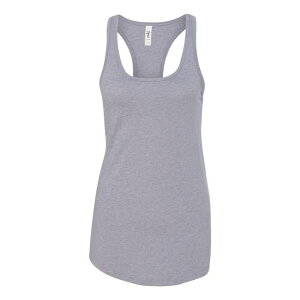 �t���\ ���f�B�[�X �g�b�v�X T�V���c Floso Next Level Women ´ s Ideal Racerback Tank Heather Grey �O���[