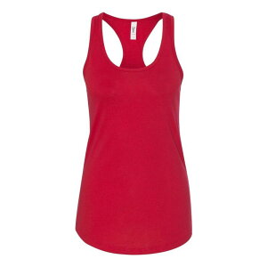 �t���\ ���f�B�[�X �g�b�v�X T�V���c Floso Next Level Women ´ s Ideal Racerback Tank Red ���b�h