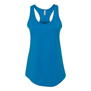 �t���\ ���f�B�[�X �g�b�v�X T�V���c Floso Next Level Women ´ s Ideal Racerback Tank Turquoise �^�[�R�C�Y