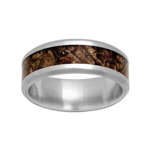 �A���u�����f�b�h �����Y �A�N�Z�T���[ �����O T�V���c Unbranded Men'stainlessteel Camouflage Ring Two Tone