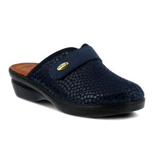 tNTX fB[X V[Y T_ Flexus by Spring Step Merula Women's Mules Navy lCr[