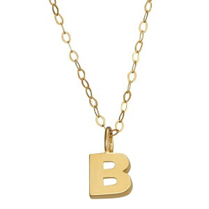 Aufbh fB[X ANZT[ lbNXE`[J[Ey_ggbv Unbranded 10K Gold Initial Pendant on 14K Gold Filled Chain B S[h
