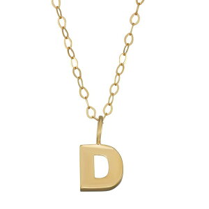 Aufbh fB[X ANZT[ lbNXE`[J[Ey_ggbv Unbranded 10K Gold Initial Pendant on 14K Gold Filled Chain D S[h