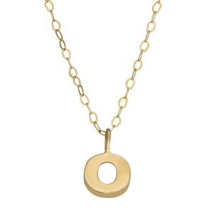 Aufbh fB[X ANZT[ lbNXE`[J[Ey_ggbv Unbranded 10K Gold Initial Pendant on 14K Gold Filled Chain O S[h