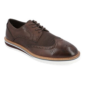 yz oX Y IbNXtH[h V[Y Vance Co. Warrick Men's Wingtip Derby Shoes Chocolate