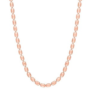 yz Xe O[X fB[X lbNXE`[J[Ey_ggbv ANZT[ Stella Grace Sterling Silver Oval Ball Chain Necklace 18k Rose Plated