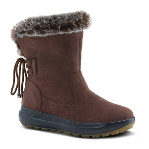 tNTX fB[X V[Y u[cECu[c Flexus by Spring Step Snowbird Women's Waterproof Snow Boots Brown uE